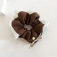 Gifty - Solid Color Bow Fabric Hair Ties