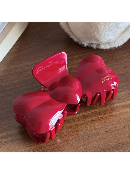 Beau - 3D Bow Acetate Hair Claw Clip Vintage