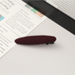 Beau - Solid Color Polyester Oval Hair Clip