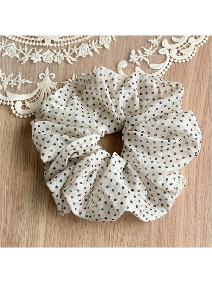 Gifty - Polka Dot High Stretch Scrunchie