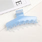 Beau - Jelly Finish Wide Shape Women's Claw Hair Clip