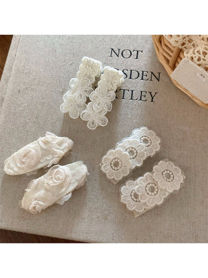 Beau - Elegant White Flower Hair Clip