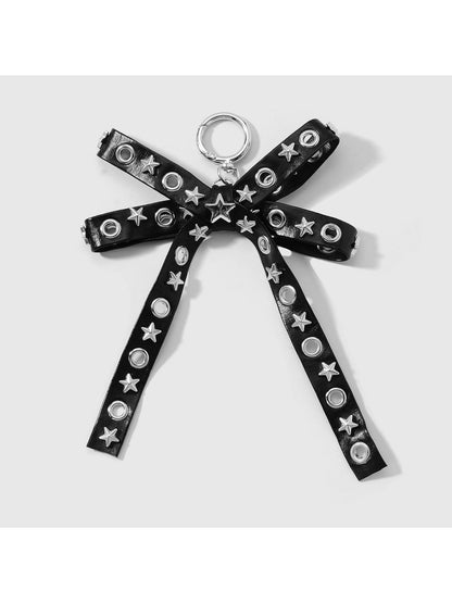 Keypus - Y2K Star Ribbon Bow Bag Charm Keychain