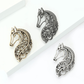 Brovia - Retro Hollow Horse Alloy Fashion Brooch Pin