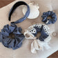 Gifty - Small Floral Print Scrunchie and Headband