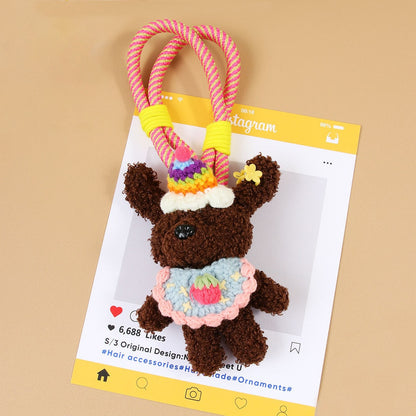Keypus - Cartoon Plush Bear Pendant Bag Charm Keychain
