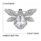 Brovia - Alloy Bee Accent Fashion Brooch Pin Accessory