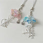 Keypus - Clear Look Jellyfish Alloy Plastic Keychain