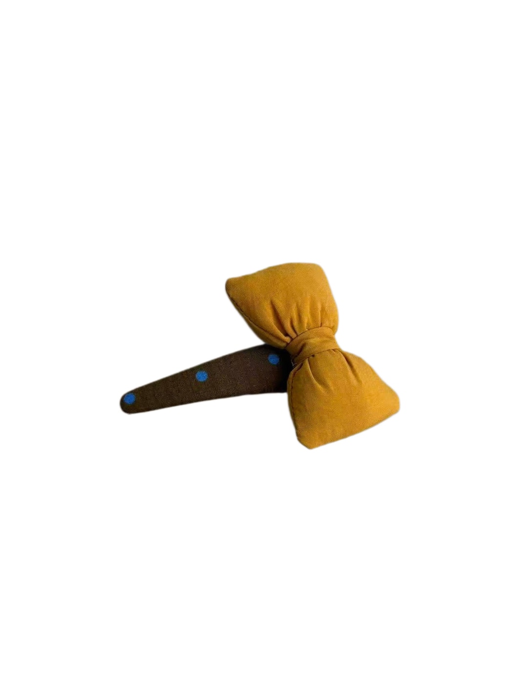 Beau - Vintage Polka Dot Fabric Bow Hair Clip