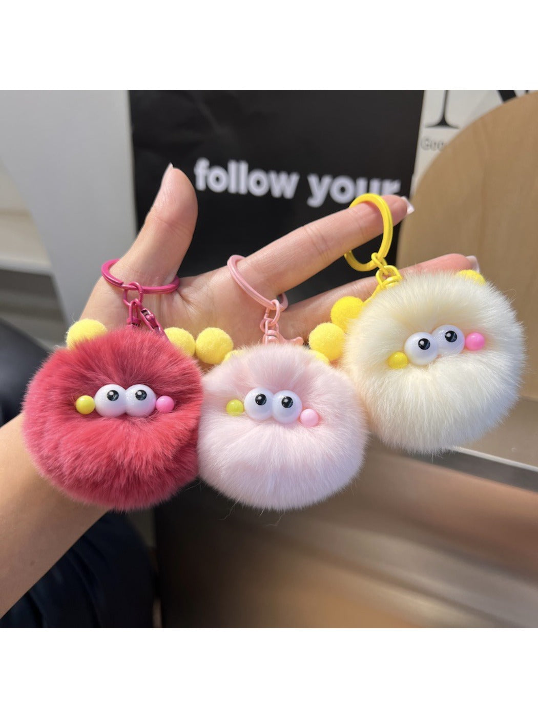 Keypus - Cute Small Furball Keychain