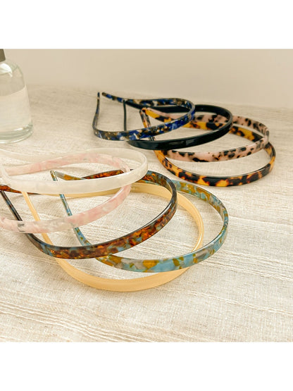 Gifty - Retro Acetic Acid Fiber Slim Headband