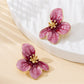 Earedge - Sweet Floral Petal Design Stud Earrings