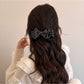 Beau - Polka Dot Bow Ponytail Banana Clip
