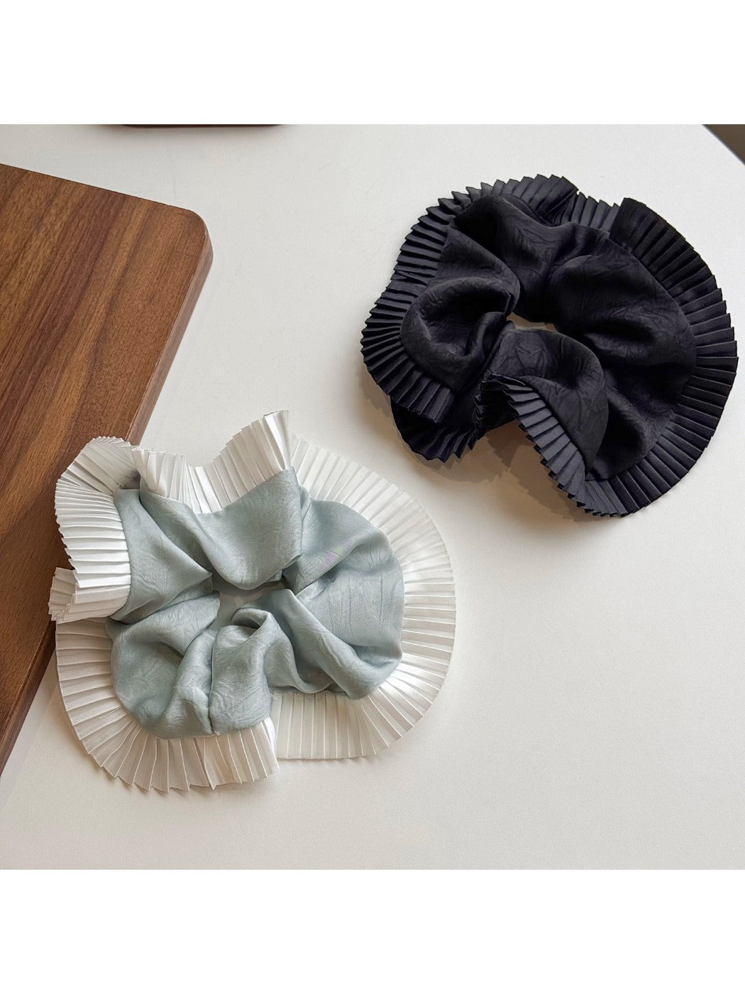 Gifty - Elegant Pleated Scrunchies High Elasticity Hair Ties