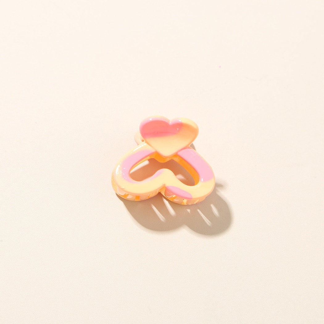 Beau - PS Alloy Glossy Heart Shape Hair Claw Clip
