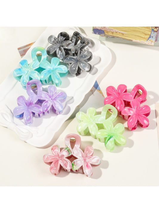 Beau - Double Flower Hair Clip