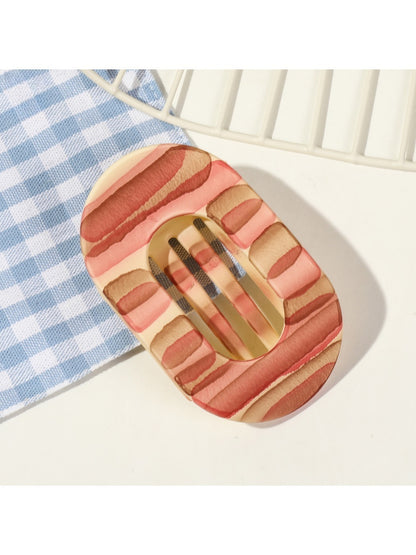 Beau - Colorful Oval Hair Clips