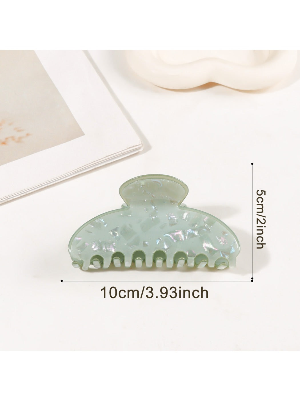Beau - Pastel Half Circle Hair Claw Clip