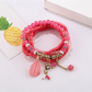 Lovra - Bohemian Multilayer Beaded Pendant Bracelet
