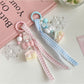 Keypus - Plaid Ribbon House Bag Pendant Keychain