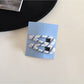 Beau - Classy Blue Plaid Hair Clip