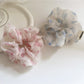 Gifty - Sweet Tulle Floral Print Bow Scrunchie