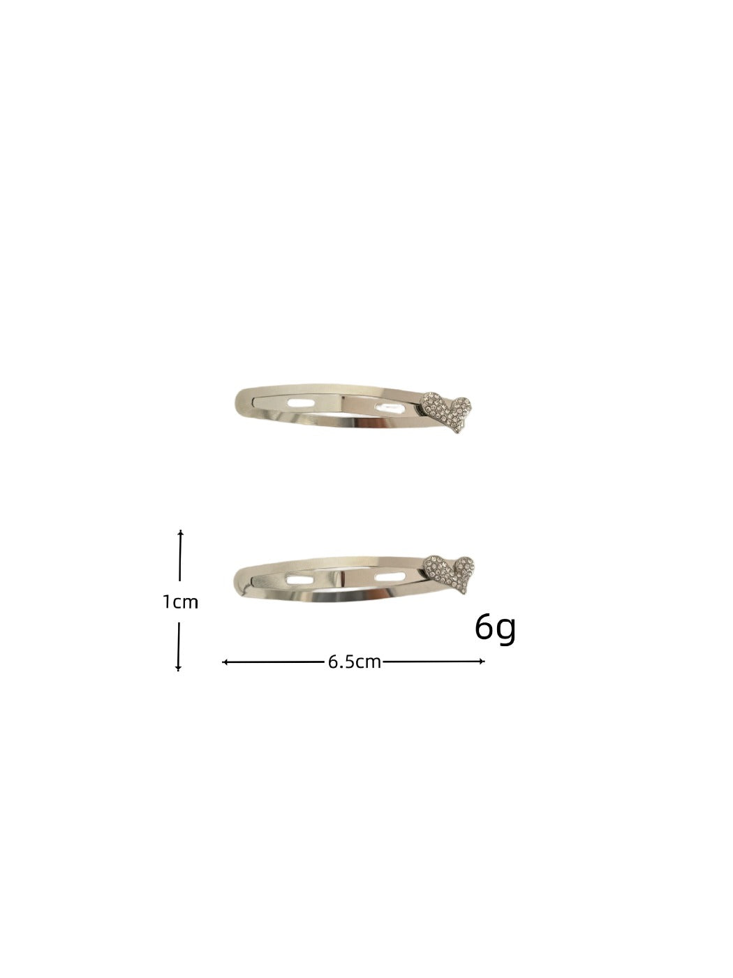 Beau - Alloy Floral Detail Snap Hair Clip