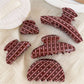 Beau - Polka-Dot Heart-Shaped Hair Clip