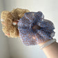 Gifty - Leopard Print Mesh Look Polyester Scrunchie