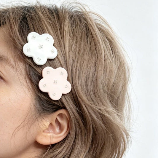 Beau - Acetate Cloud Shape Petal Hair Clip