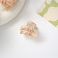 Beau hair clip photographed with soft lighting to enhance retro pattern