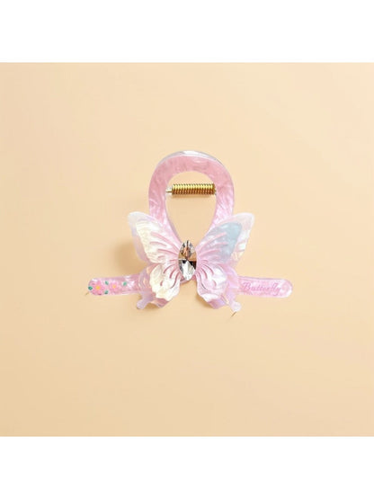 Beau - Ribbon Bow Butterfly Hair Claw Clip