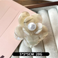 Beau - Sweet Camellia Ring Accent Acetate Claw Clip
