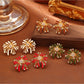 Earedge - Sparkling Firework Shaped Stud Earrings