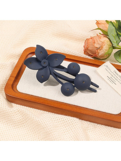 Beau - Floral Hair Clips Fashionable