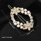 Beau - Twin-Flower Open-Oval Barrette