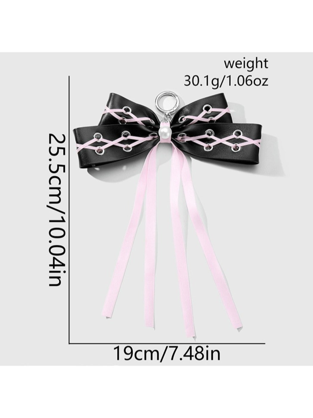 Keypus - Y2K Star Ribbon Bow Bag Charm Keychain