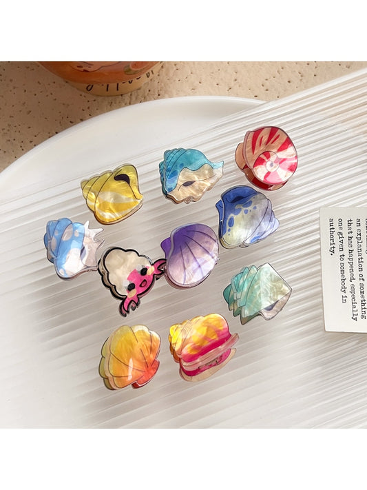 Beau - Cute Acrylic Sea Motif Cartoon Claw Clip