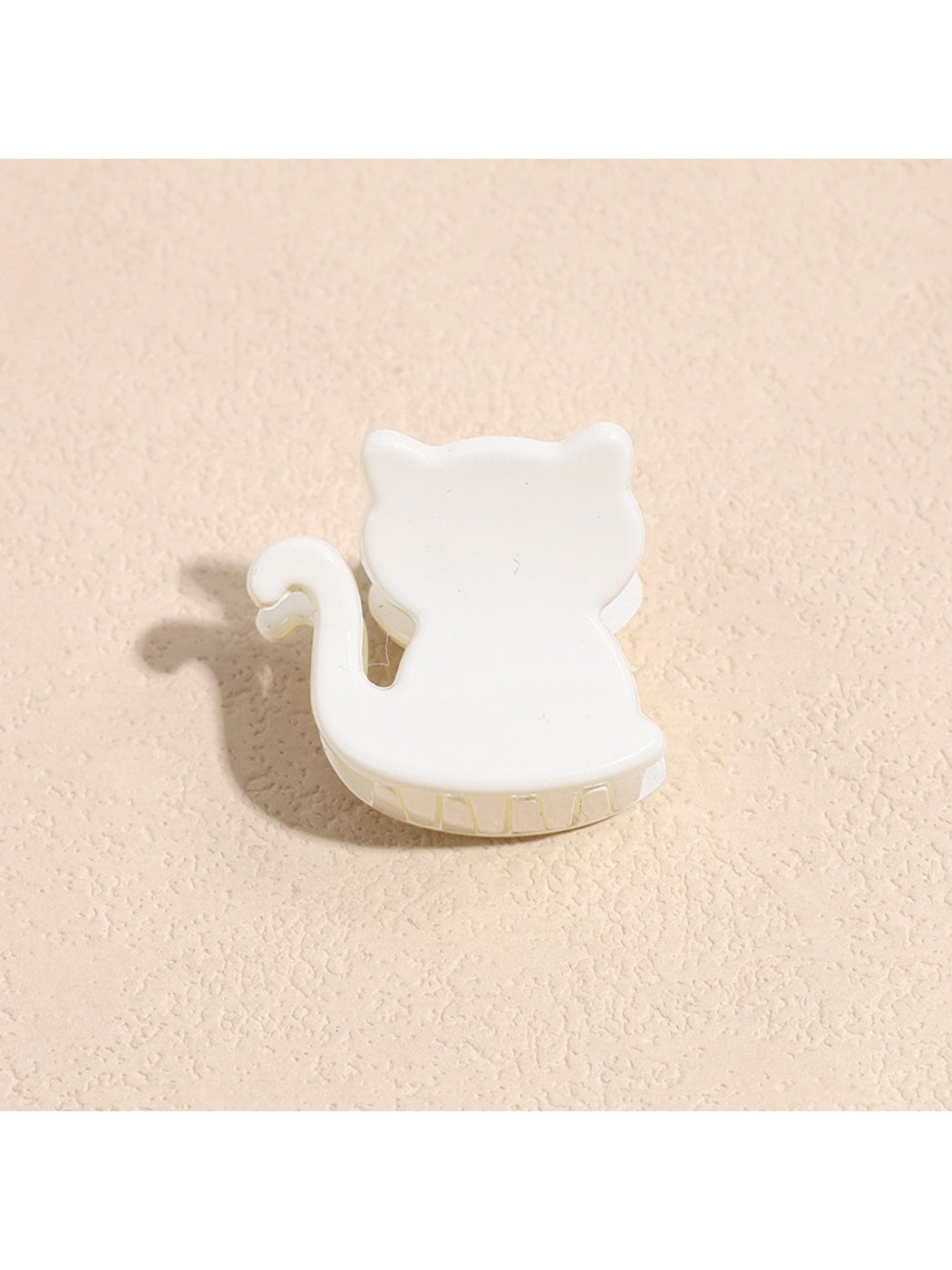 Beau - Glossy Cat Shape Acrylic Alloy Claw Clip