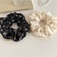 Gifty - Floral Mesh Ruffle Fabric Scrunchie