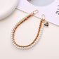Keypus - Double Chain Style Heart Pendant Bag Charm