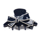 Beau - Acetate Fiber Bow Edge Trim Claw Clip