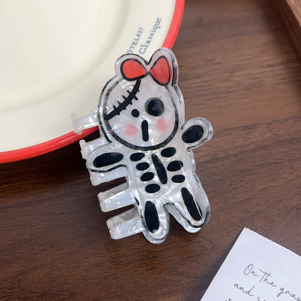 Beau - Halloween Cute Pumpkin Ghost Pattern Claw Clip