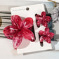 Beau - Marbled Frangipani Hair Clips Set