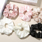 Gifty - Solid Color Satin Style Polyester Scrunchie