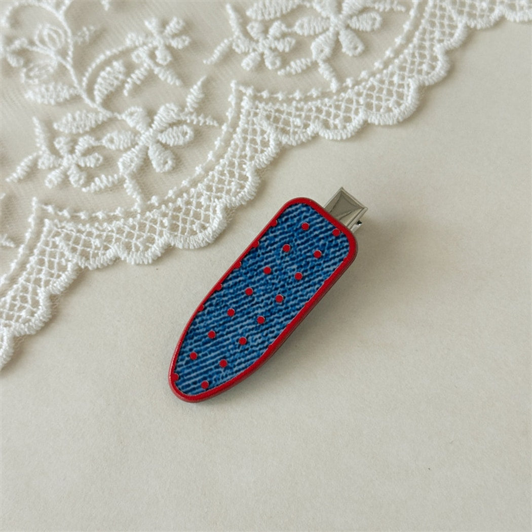 Beau - Blue Sweet Dot Pattern Hair Clip