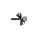 Beau - Rhinestone-Embellished Butterfly-Shaped Hair Clip