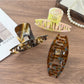 Beau - Retro Chunky Flat Bar Claw Clip
