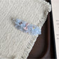 Beau - Ruffled Mesh Bow Accent Decorative Banana Clip