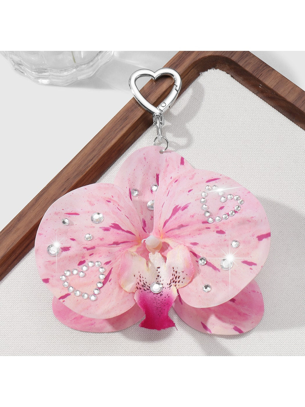 Keypus - Y2K Style Orchid Decorative Bag Charm Keychain